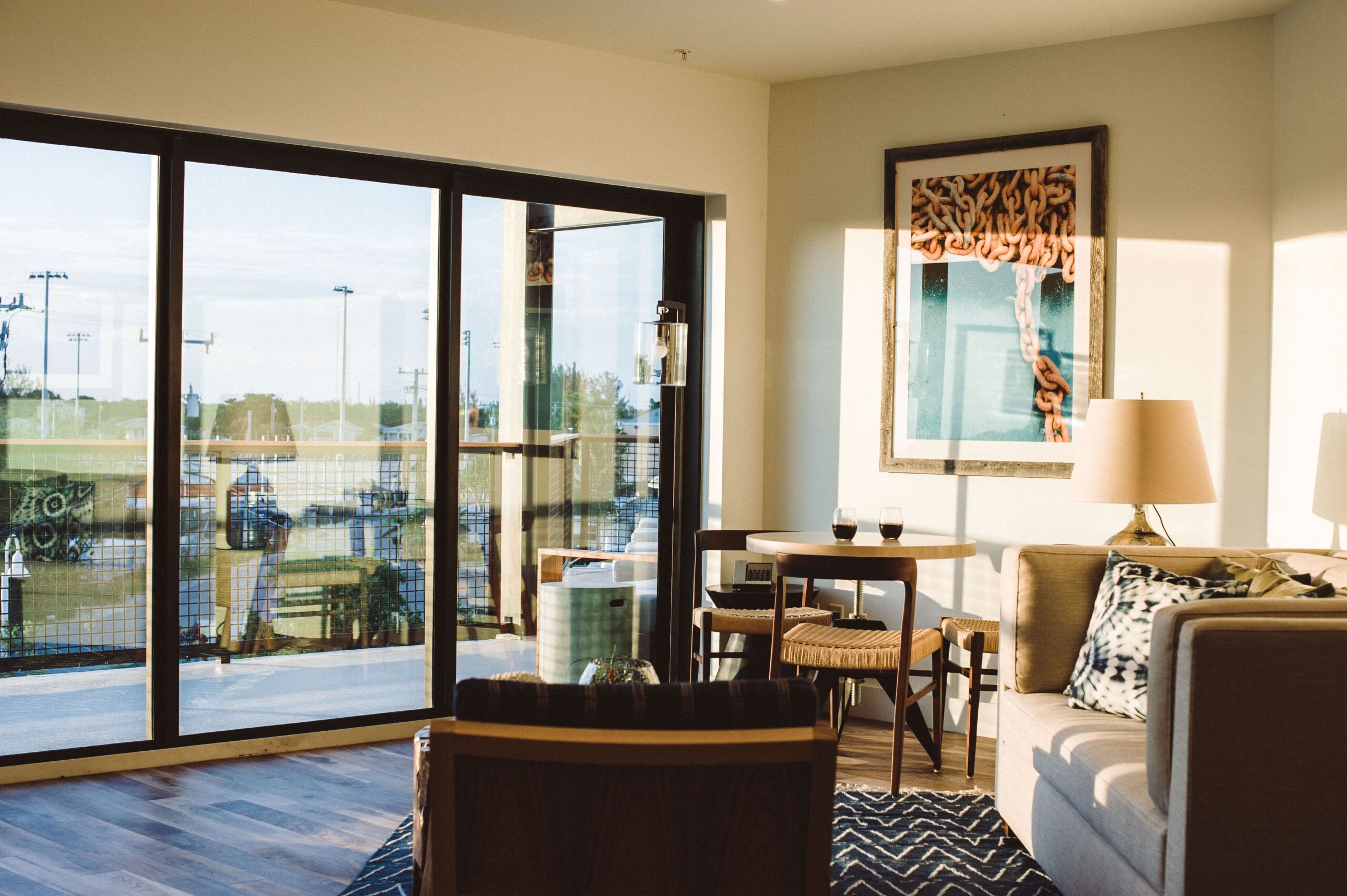 Sunset Lounge overlooking the balcony