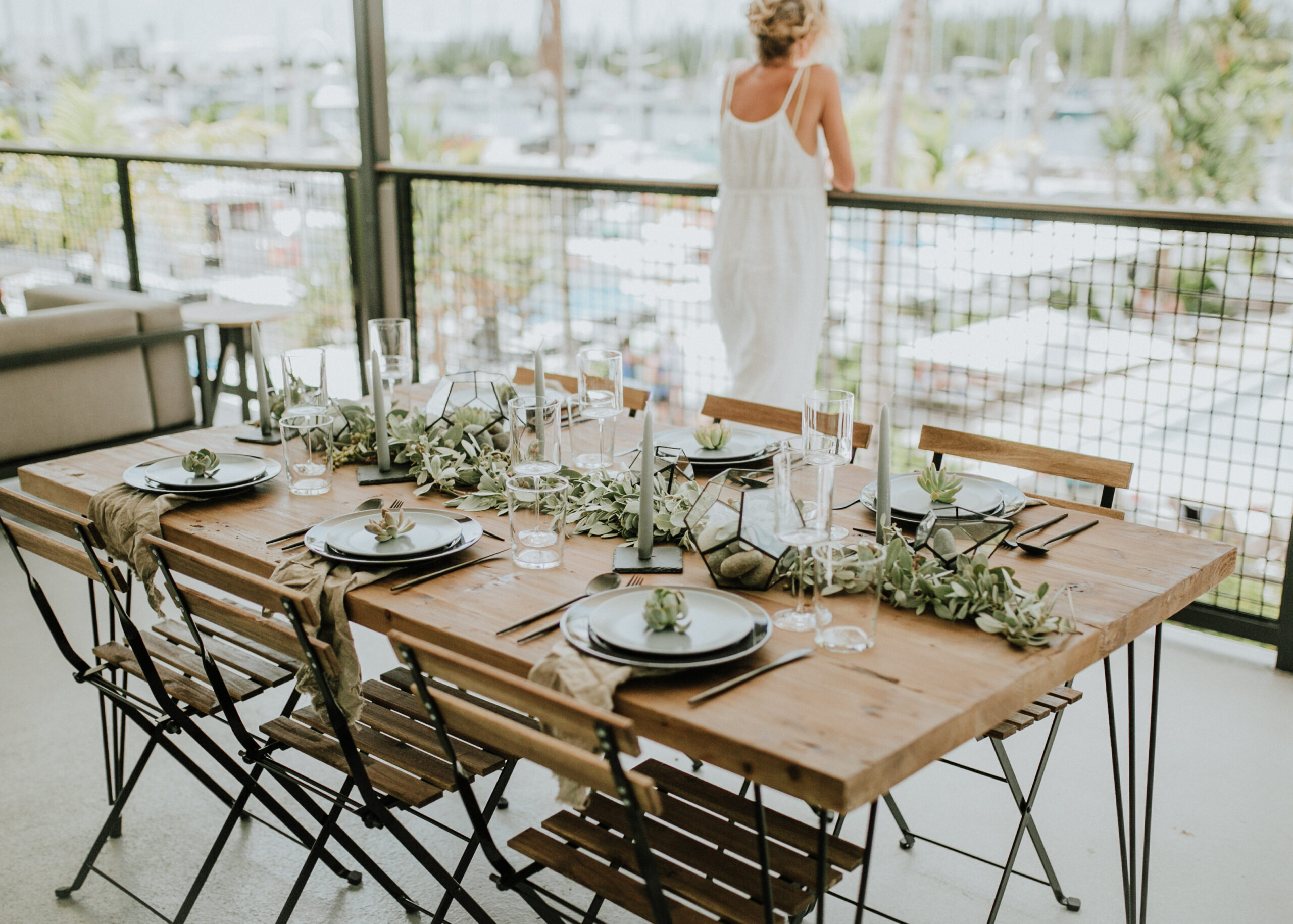 Wedding Day brunch on the Grand Suite Balcony