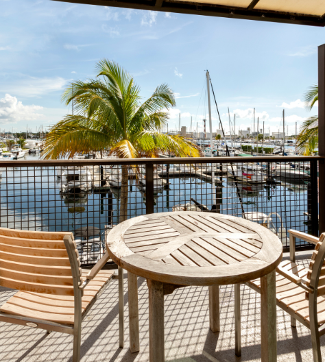 The Perry Hotel & Marina Balcony